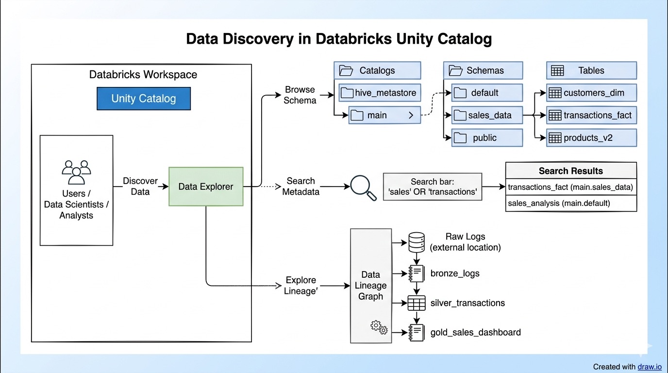 Databricks Unity Catalog's Enhanced Data Discovery: Unlocking Business Context and Trust at Scale