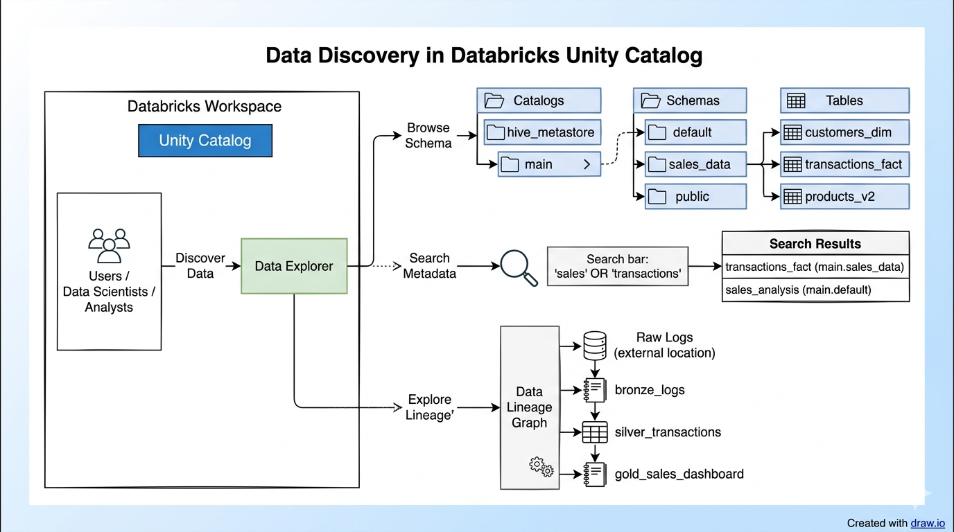 Databricks Unity Catalog's Enhanced Data Discovery: Unlocking Business Context and Trust at Scale